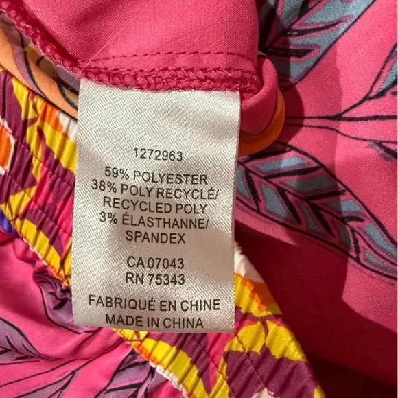 Rachel Zoe Wide-Leg Paisley Pull-On Silky Satin Flowy Pants - Picture 4 of 4